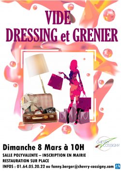 Affiche VIDE DRESSING 2020 27 JANVIER