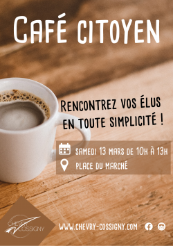 Affiche café citoyen