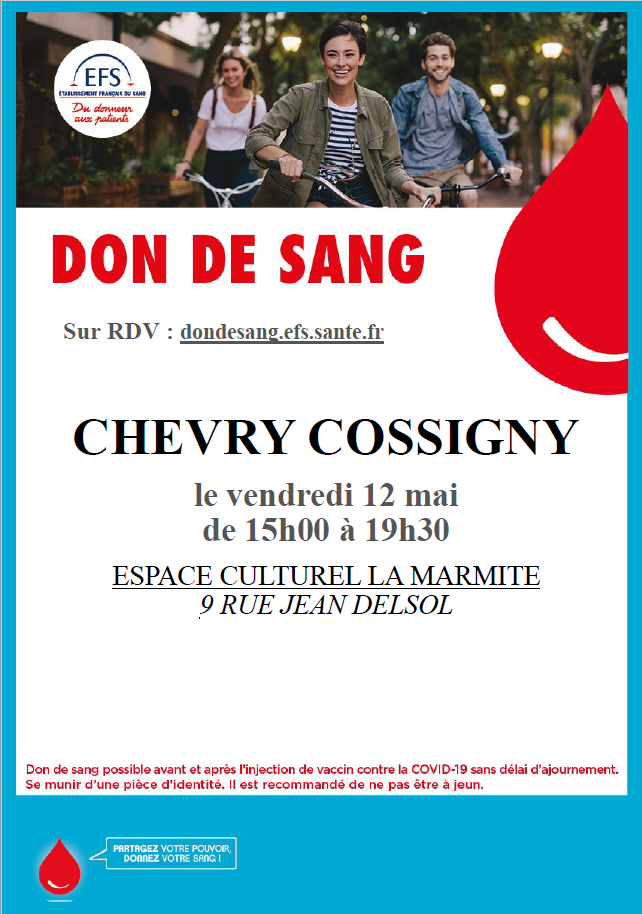 affiche don de sang