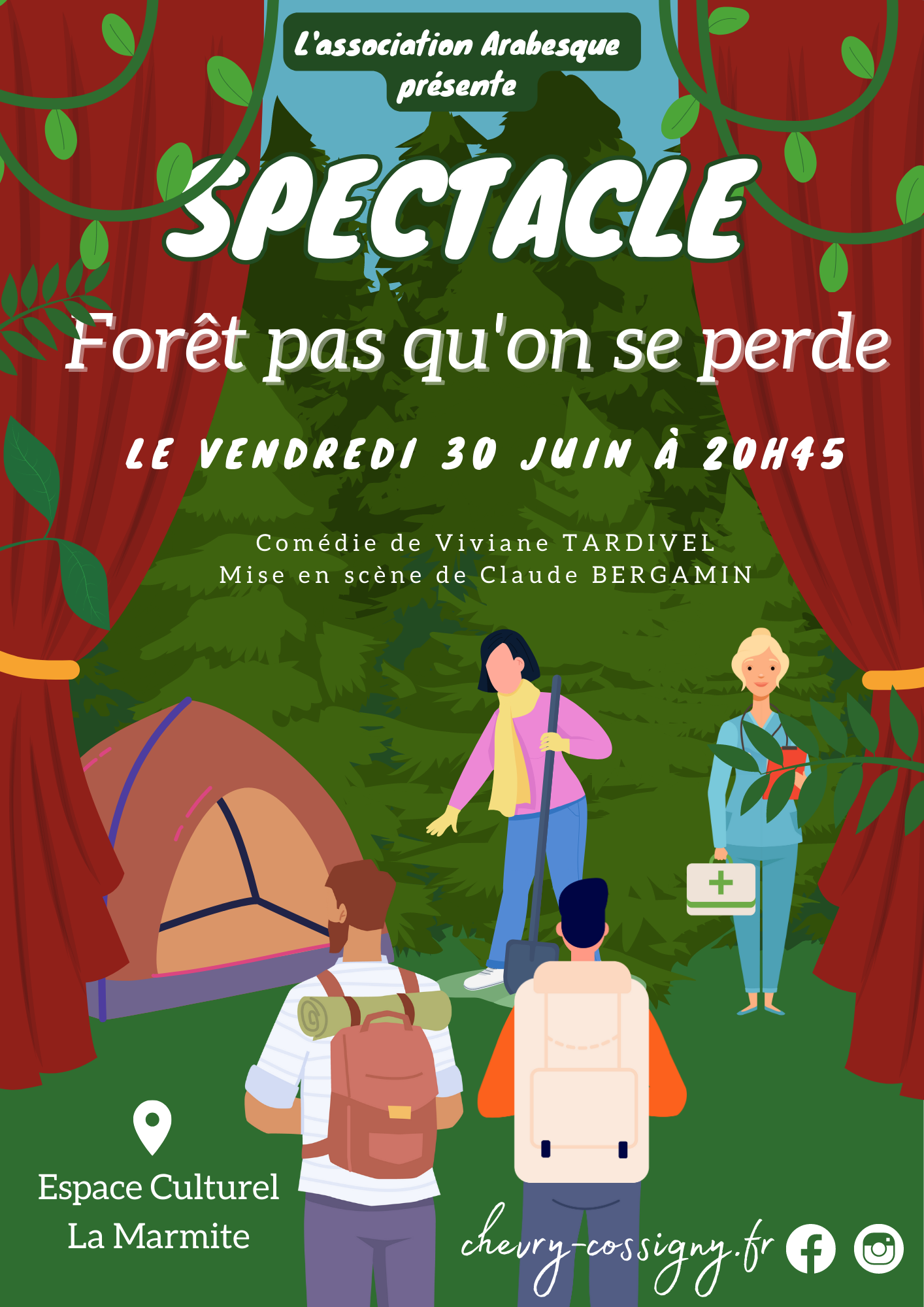 Spectacle arabesque forêt