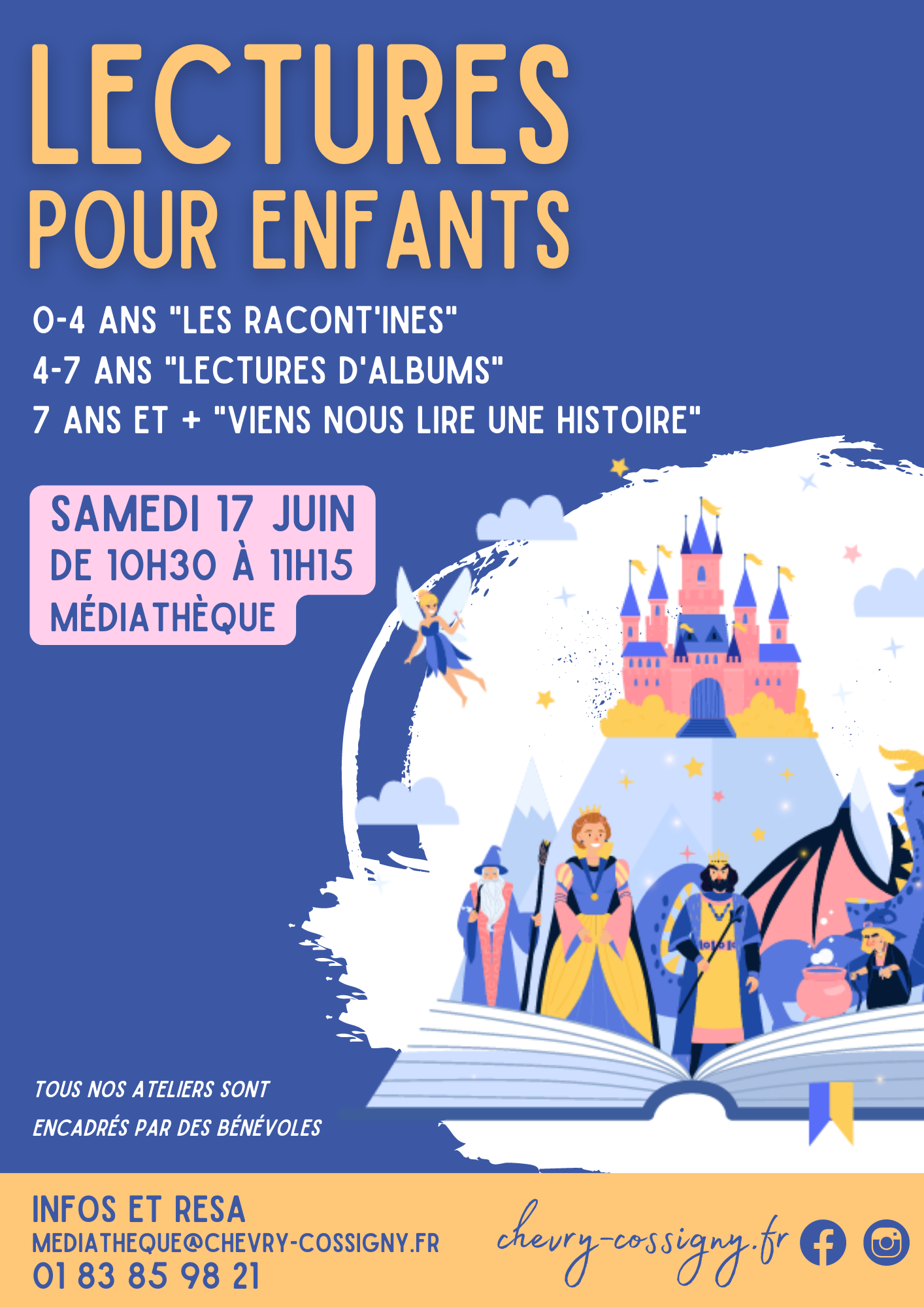 Affiche atelier lectures