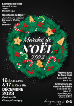 Affiche marché de Noël 2023