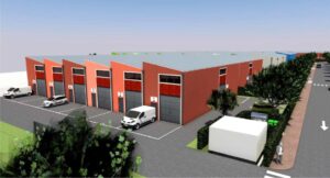 Image 3D du projet de la zone artisanale "Vieilles vignes"