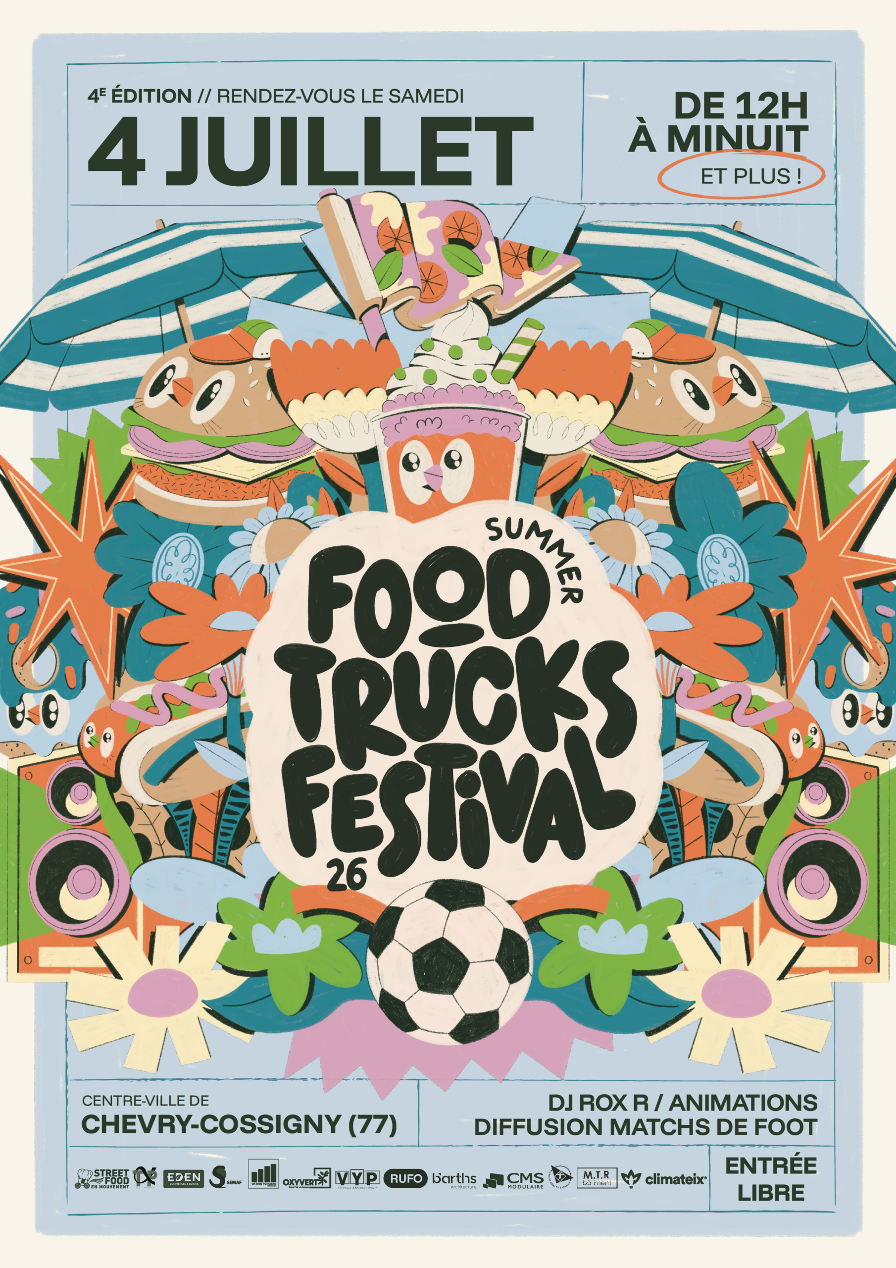 Affiche Summer Foodtrucks Festival #4